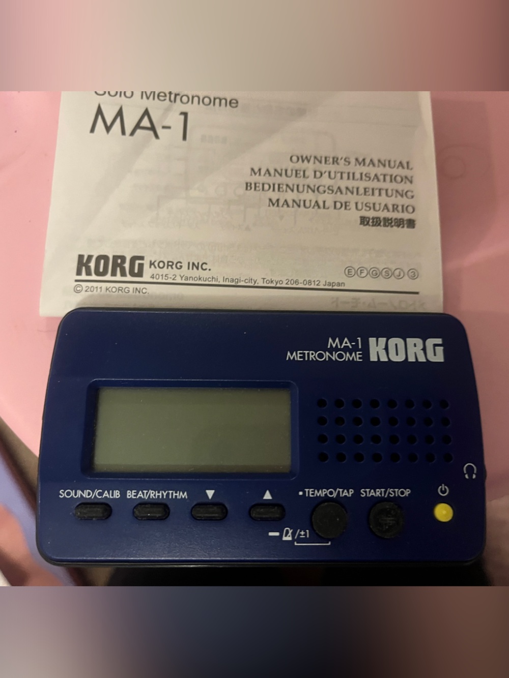 MA-1 Portable Metronome - Blue